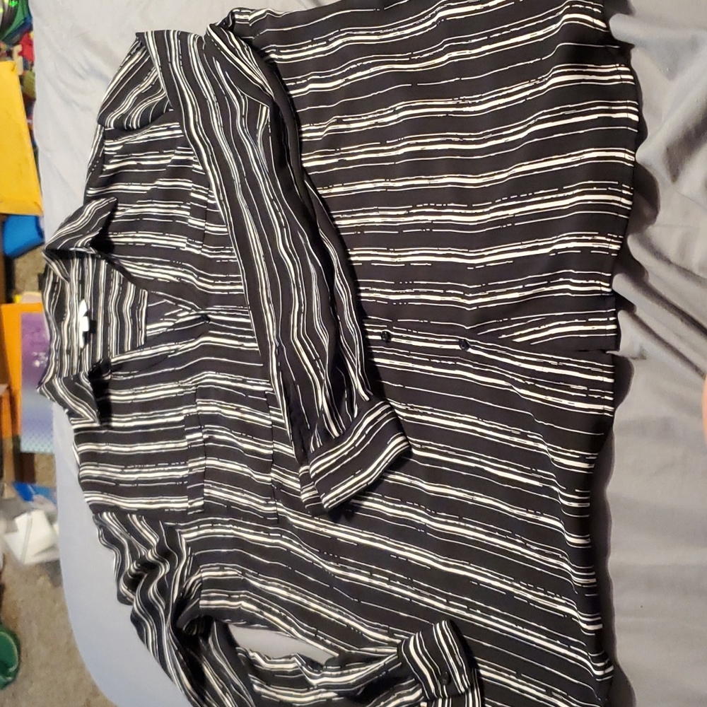Women's Candies sheer button up top size L